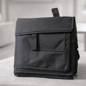 Black Fabric Storage Organizer Multi Pocket Foldable New